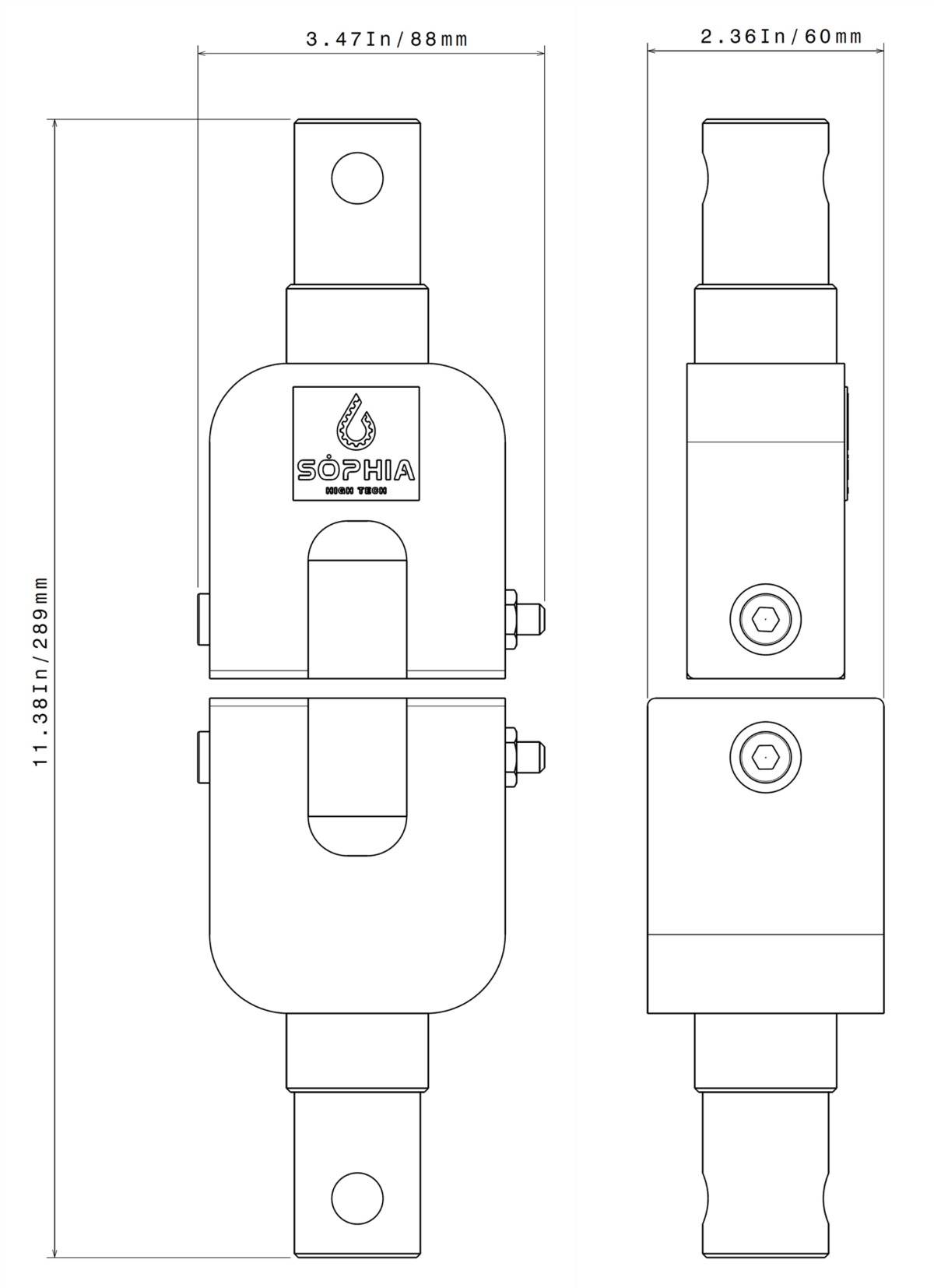 ASTM D 5528 Testing Fixture - Drawing