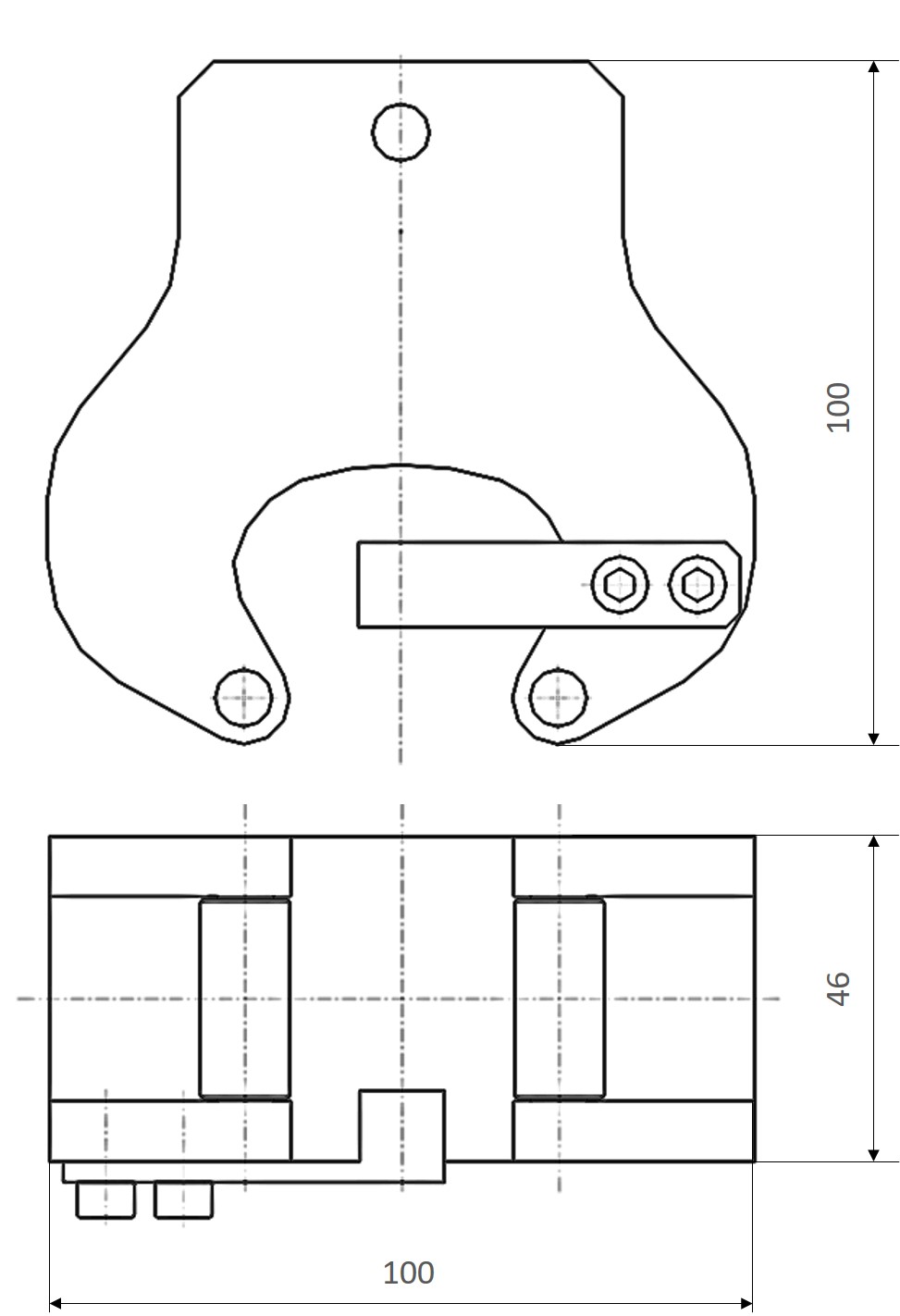 ASTM C307 TESTING FIXTURE - Drawing