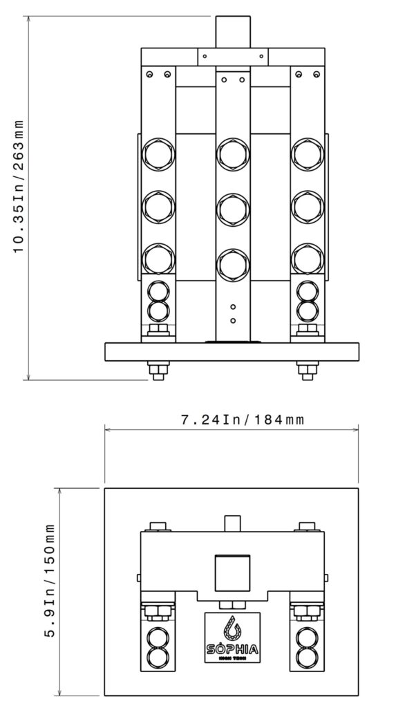 ASTM D 4255-B Testing Fixture - Drawing