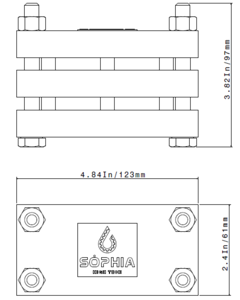 ASTM D395 Testing Fixture - Drawing