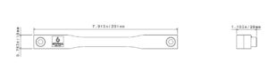 ASTM D638-B Testing Fixture - Drawing